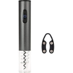 Bi-Komfort Electric Corkscrew, Automatic Bottle Opener, Electric Wine Opener, Automatic Wine Bottle Opener, Lite Set of Foil Cutter