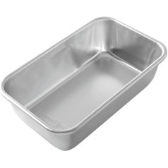 Nordic Ware Kastenform aus natürlichem Aluminium, L 22,9 cm, B 13,5 cm, H 7 cm, silberfarben