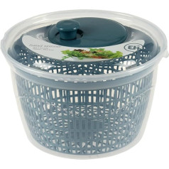ABRUS® Salad Spinner 5L Assorted Spinning Strainer and Quick Dryer, Salad & Vegetable Spinner with Spinner (Teal)
