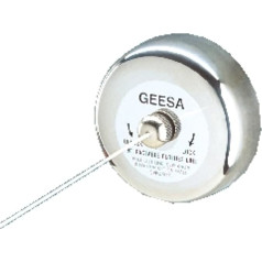 Geesa Wäscheleine ausziehbar, Silber