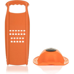 Börner Rösti PowerLine Potato Pancake Grater Set (2 Pieces) Овощерезка + держатель для фруктов Swiss Rösti или Zucchini Buffers Овощерезка идеально подходит для картофеля Кухон