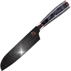 MasterPRO BGMP-4128-MBK CUCHILLO SANTOKU 17,5 cm ACERO INOX TESTU MP virtuves nažu komplekts, nerūsējošais tērauds