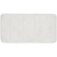 Sealskin 315225410 Comfort Bath Mat Spa, īpaši mīksts un viegli tīrāms, audums, balts, 79 x 39 x 2 cm