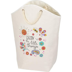 WENKO Rollin Arts Enjoy The Little Things Laundry Hamper