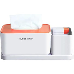 Storage Box with Tissue Holder for Table Orange