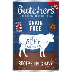 Butchers Konservi suņiem : Butchers DOG Original Recipe with beef in Gravy 400g