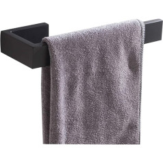 Flybath Handtuchchring SUS 304 Edelstahl Mattschwarzes Finish Handtuchhalter Wandmontage Schwarz