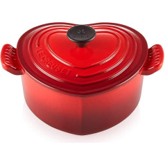 Le Creuset Classic čuguna kastrolis ar sirdi, 1,9 l - Cerīzs