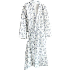 G-LIKE Unisex Kimono naktskrekls - tradicionālais japāņu Haori Yukata stils - 100% kokvilnas pavasara vasaras mājas kleita pirts tērps Viegls, plāns naktskrekls sievietēm vīriešiem