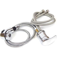 Professional Hairdressing Shower + Flexible Hose 120 cm + Mixer Tap for Hairdressing Salon Sink for Washing Hair