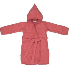 Lässig Muslin 1312013611-18 Bathrobe Rosewood, 12-18 Months, rozā, 240 g