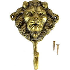 eSplanade Lion Brass Hook | Key Holder | Wall Hook | Towel Hook / Hanger - Home Decor & Home Organiser