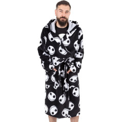 Disney The Nightmare before Christmas Clip Dress Vīriešu melns PJS halāts