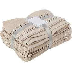 Rapport Spa Bale, 100% Baumwolle Handtuchset, Taupe