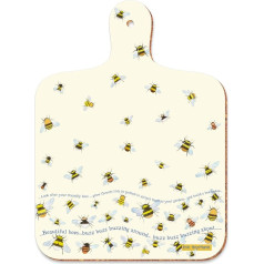 Buzzing Bees - Emma Ball krāsains mini virtuves dēlītis - 23,5 cm