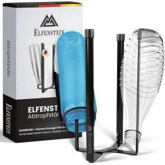 Elfenstein Bottle Drying Rack - Premium Bottle Stand for Draining - Practical Multi-Purpose Stand for the Kitchen - Hinged Metal Dish Drainer Bottles - Bottle Holder 100% Stable