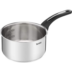 Tefal Emotion E3013004 20 cm nerūsējošā tērauda panna vienmērīga siltuma sadale elegants dizains izturīgs rokturis indukcija