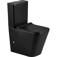 Кстати, Pisa Compact Toilet | Цвет Matte Black | 340 x 605 x 810 мм