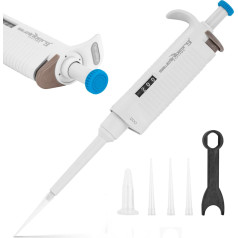 Laboratorinė vienkanalė pipetė 0,02-0,2 ml