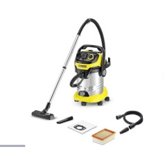 Karcher WD 6 P S V-30/6/22/T, PS V-30/8/35/T Mitrs/sauss putekļsūcējs - 30 l nerūsējošā tērauda tvertne - 1300 W (pārnēsājamā ligzda un pūtēja funkcija), standarta, 1300 W, 30 litri