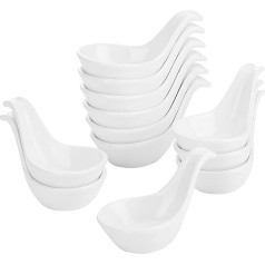 Malacasa Ramekin trauku sērija, 6 / 12 gab. porcelāna mini smalkmaizīšu cepšanas formiņu / kūku veidņu / suflē veidņu komplekts