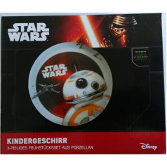 Star WARS Porzellanset, Porzellan, mehrfarbig, 22.5 x 9.5 x 19.5 cm, 3-Einheiten