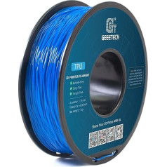 GEEETECH TPU filaments 1,75mm Blau, elastīgs 3D Drucker filaments 1kg 1 spole