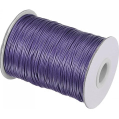 1mm vaska poliestera vada aukla 159m Beading Thread Craft Rope rotaslietas padarīt aproces kaklarota aušana violeta krāsā