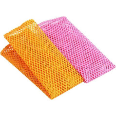 UPKOCH Pack of 6 Kitchen Towels Mesh Tea Towels Non-Stick Oil Cleaning Cloths Innovative Quick-Drying Scouring Pad Dishwasher Net Dish Scrubber for Cups Pots or Food