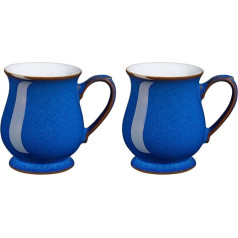 Denby Azure Stoneware Royal Blue 2 krūzītes Amatnieks