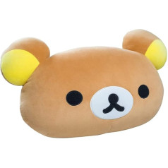 Pioupiou et Merveilles Rilakkuma 16442 Rilakkuma Liels spilvens, 30 cm, Kawaii spilvens bērniem - Produkti no slavenā japāņu animācijas seriāla Rilakkuma