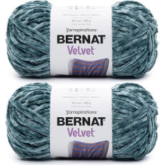 Bernat Velvet Frosted Pine dzija - 2 iepakojumi pa 300g - Poliesters - 5 Bulky - Adīšana / tamborēšana