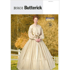 Butterick BTK 5831 F5(16-18-20-22-24) B5831 Šūšanas paraugs Elegants, ekstravagants, moderns