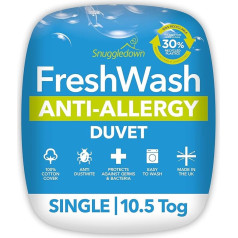 Snuggledown Freshwash Allergy sega Cotton White Cotton White Single