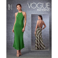 Vogue Patterns V1697F5 Sieviešu svētku kleita, 16-18-20-20-22-24, F5