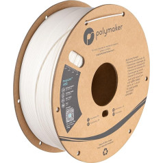 Polymaker PE01002 PolyLite Filament ABS žemo kvapo 1,75 mm 1000 g baltos spalvos pakuotė, 1 vnt.