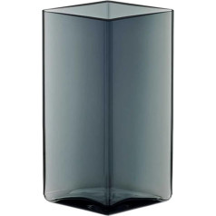 Iittala 1015592 Ruutu vāze, 115 x 180 mm - pelēka