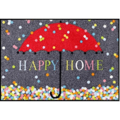 Salonloewe Umbrella Confetti Doormat 50 x 75 cm Dirt Trapper Mat Mazgājams ieejas paklājs Priekšējo durvju paklājs Priekšdurvis Umbrella Krāsains