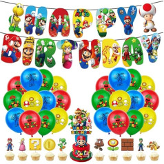 Geburtstag Party Dekoration Ballon Happy Birthday Banner Kuchen Einsatz Geburtstag Party Supplies Geburtstag Dekoration