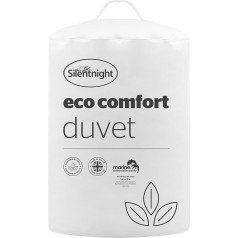 Sega Silentnight Eco Comfort 10,5 Tog, balta, vienvietīga, 135 x 200 cm