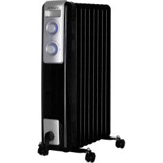 Orbegozo Oil Radiator RN 2000, 9 Heating Elements, 2000 W, LED Light, Adjustable Thermostat, Cable Winder, Swivel Castors