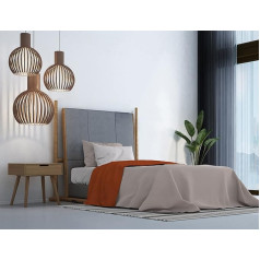 Itāļu gultasveļa MB Home Itālija Trendy Chic sega, Siena Brown, vienvietīga