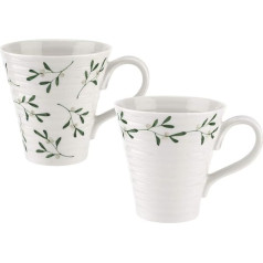 Portmeirion CPXT76804-XG Sophie Conran for Mistletoe Design 2 keramikas krūzīšu komplekts