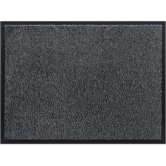 CSN Lota Doormat | Ieejas paklājs apaviem | Dirt Trapper Durvju paklājs iekštelpām | Dirt Trapper Mat Paklājs priekšējām durvīm, ieejas pārejai (pelēks, 60 x 90 cm)