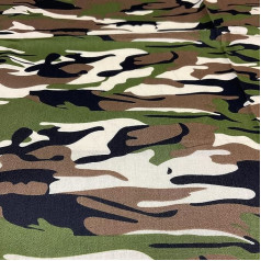 1 metras Camoflague Pre-Cut Pack 100 % medvilninis poplino audinys kamufliažas spausdinti audinys dygsniavimas audinys siuvimo marškiniai drabužiai siuvimo Patchwork DIY amatai (žalia Camo)