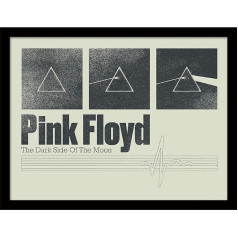 Pyramid International Pink Floyd plakāts rāmī (Dark Side of the Moon 50th Anniversary Design) 30x40cm rāmī - oficiāls plakāts - oficiāls merčendaizis