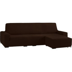 Eysa Cora Bi-Elastic Sofa Throw Chaise Longue Short Arm Right Front View Krāsa 07 Brown Poliesters Kokvilna 39 x 35 x 19 cm