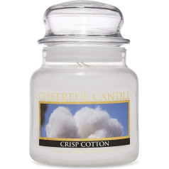 CC Home Furnishings Jautrs dāvinātājs Crisp Cotton Jar Candle, 16 unces