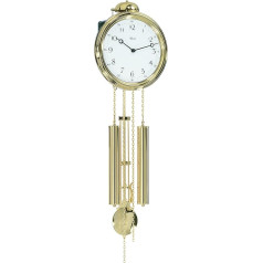 Hermle Uhrenmanufaktur Wanduhr, Messing, zelta, 68cm x 22cm x 9,5cm