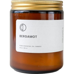 Bergamotes Octō aromātiskā svece ar sojas vasku un dabīgām ēteriskajām eļļām 250 ml